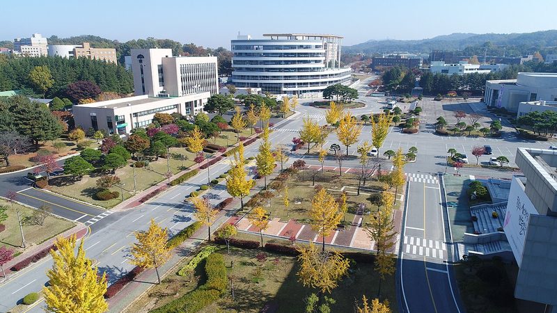 가을의 한국교원대학교 캠퍼스 전경